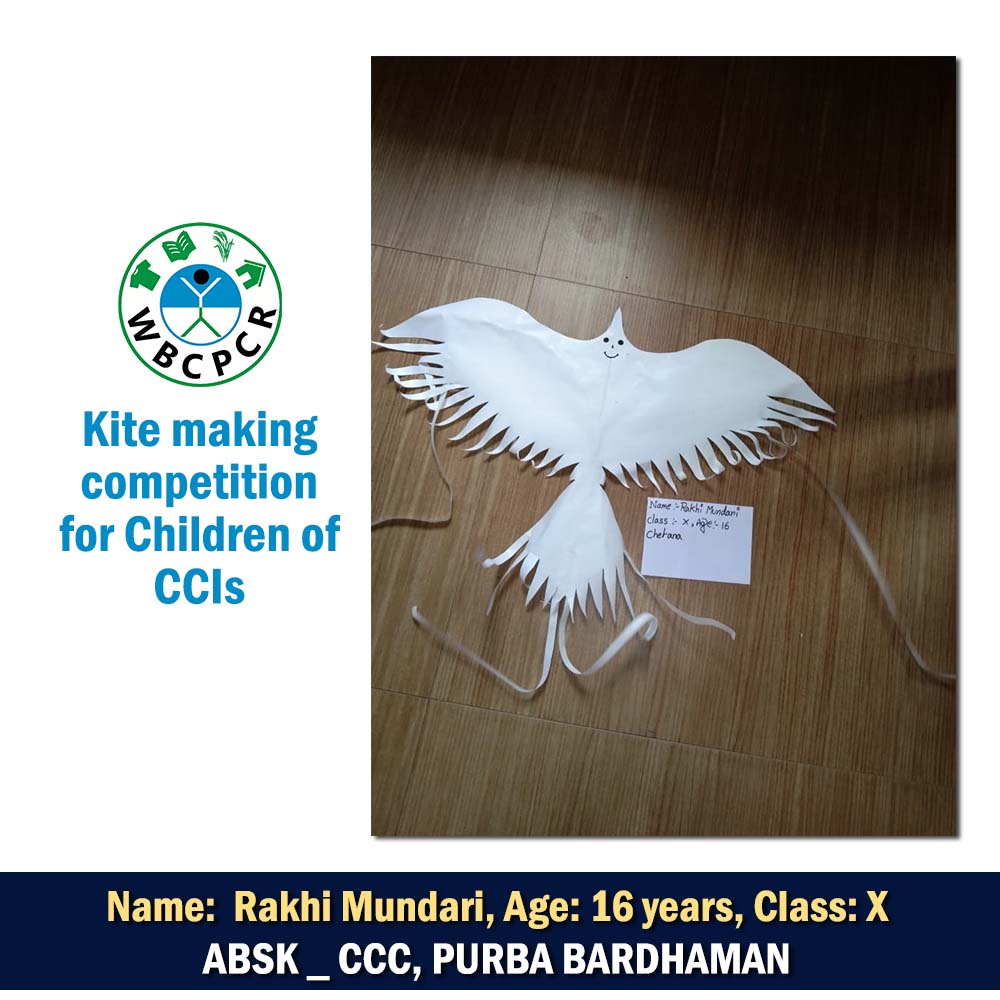 Kite making competition for Children of CCIs